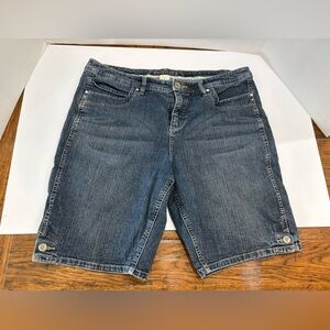 Sonoma denim shorts, modern Bermuda, size 14 with 9.5” inseam, worn 4 times